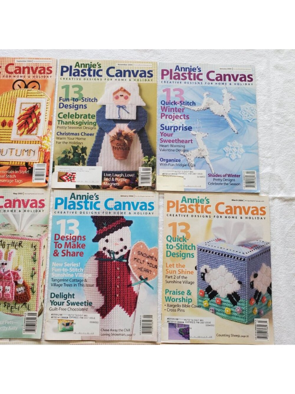 Annies Plastic Canvas Magazine Lot Creative Ideas For Home And Holiday Crafting - Picture 3 of 4